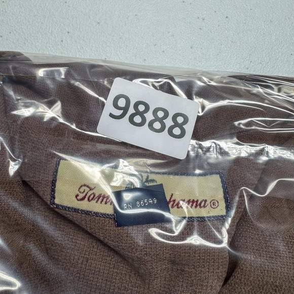 Tommy Bahama Shirt‎ Mens 2XL Brown 100% Silk Tonal Floral Hawaiian Aloha Camp - Picture 13 of 13